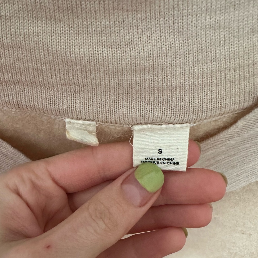Cozy Nude Colored Moth by Anthropologie Sweater • Size S • EUC! - Picture 4 of 8